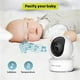 thumbnail image 3 of 5 Inch HD Baby Monitor, Video Baby Monitor, Remote Pan Tilt Zoom Wide Viewing Angle, Baby Camera Security Camera Plug, 3 of 5