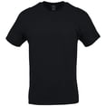 thumbnail image 4 of Camiseta Gildan Crew para hombre G1100 negra XL (paquete de 6), 4 of 7