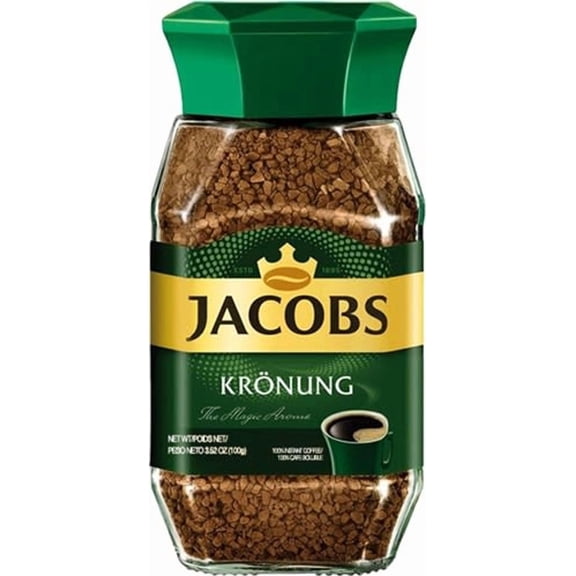 Kronung Instant Coffee 100 Gram / 3.52 Ounce (Pack of 6)