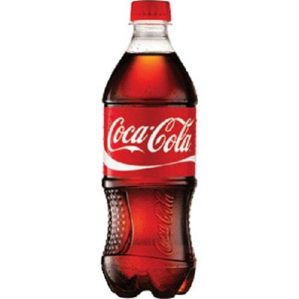 Coca-Cola Classic Original Cola Soda, 20 fl oz Plastic Bottles, 24 Pack