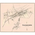 thumbnail image 3 of Woolman 13x12 Black Modern Framed Museum Art Print Titled - Eatontown New Jersey Landowner - Woolman 1878, 3 of 5