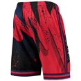 thumbnail image 4 of Men's Mitchell & Ness Red Atlanta Braves Hyper Hoops Shorts, 4 of 4