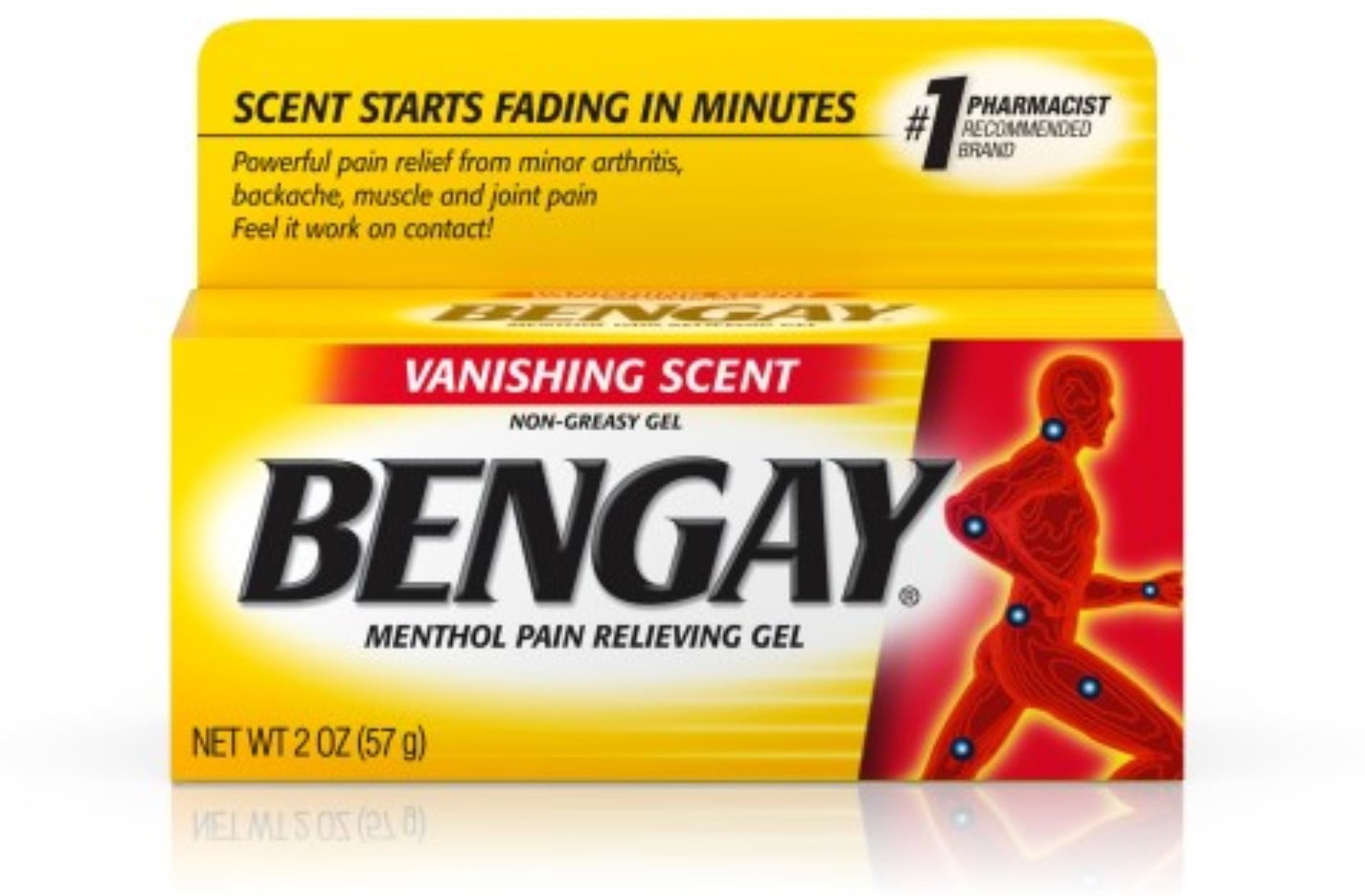 Buy BENGAY Menthol Pain Relieving Gel Vanishing Scent 2 oz (Pack of 6
