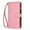 Pink, variant on ELEHOLD Wallet Case for iPhone 15 Pro, with 9 Card Slots Cash/Zipper Pocket Detachable Wrist Strap Crossbody Shoulder Strap Magnetic Clasp Kickstand Luxury Purse Case for iPhone 15 Pro,Pink