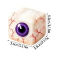 thumbnail image 3 of Halloween Squishies toy,Halloween Cubes Fidget Toys, Rising Stress Balls For Adults Sensory Fidget Toys For Anxiety Relief,Halloween Gifts for Kids,Halloween Squeeze Toy.(White), 3 of 7