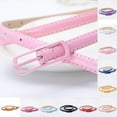 thumbnail image 5 of Soumake Belt Thin Style Adjustable Faux Leather Women Waist Belt For Daily Wear Fashion, 5 of 8