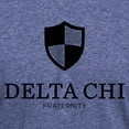 thumbnail image 3 of CafePress - Delta Chi Vertical Black Logo T Shirt - Mens Tri-blend T-Shirt, 3 of 4