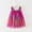 Hot Pink, variant on uublik Flower Dresses for Girls Size 6M-5T Summer Birthday Party Dress Ruffle Tiered Tulle Princess Prom Dres Blue