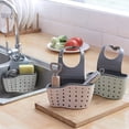 thumbnail image 3 of 3 Pieces Kitchen Sink Organizer, Adjustable Kitchen Sink Storage Basket, Bathroom Suction Cup Holder Kitchen Storage, Kitchen Sink Hanging Basket, 3 of 5