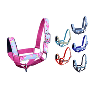 Derby Originals Patterned Double Layer Nylon Figure-8 Cow Halters Multiple Colors and Sizes