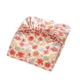thumbnail image 2 of Floral Bow Printed Muslin Bed Sheet Set,Soft Breathable Cotton Fabric Fitted Sheet,Stylish Bedding Cover for Dorm Bedroom Household Sleeping Decor,79x59 Inch, 2 of 6