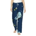 thumbnail image 2 of Lsque Space Dinosaur Print Women's Pajama Pants, Lounge Pant - Comfortable Home Wear,Elastic Waistband, Stylish Design-Small, 2 of 9