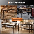 thumbnail image 6 of 48" Adjustable Workbench with Storage Shelf & Power Outlet, Heavy-Duty 48 x 24 in Work Bench, 2500 LBS Load Capacity for Garage, Workshop & Home, 6 of 6