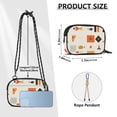 thumbnail image 4 of FORMRS Mini Crossbody Bag for Women Adjustable Rope Shoulder Casual Phone Purse, Minimalist Geometric Pattern, 4 of 7