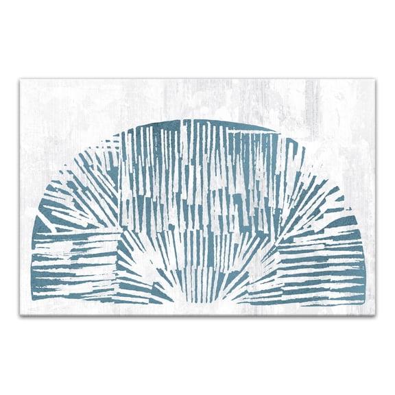 Creative Products Abstract Shell Shape 18 x 12 Canvas Wall Art