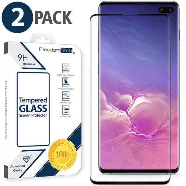 Samsung Galaxy S10+ Screen Protector 2Pack Premium HD Clear Tempered