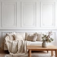 thumbnail image 6 of 4Pcs Corner Wall Molding French Style Wainscoting Panels Flora Moulding Corner Panel Wall Molding Kit for Cabinet Picture Frames Decor(Style 2), 6 of 6