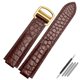 thumbnail image 3 of Correa de reloj de piel de cocodrilo para reloj convexo Cartier globo azul WSBB0025 W69012Z4 14-8 mm 16-8 mm 18-11 mm 20-12 mm 22-14 mm, 3 of 5