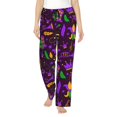 thumbnail image 1 of Balery Mardi Gra2 Pantalones de pijama para mujer, pijamas ultraligeros, pantalones de estar por casa-XX-Large, 1 of 6