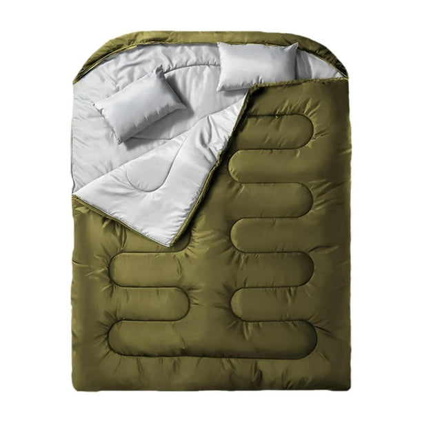 Saco de dormir doble Saco de dormir Queen para emergencias Exterior Interior Verde
