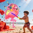 thumbnail image 5 of 4 In 1 Flamingo Piñata, 23'' Hawaiian Piñatas Bundle, Tropical Hawaiian Party Decor Stick etc Flamingo Party Pinata for Flamingo Party Favor Bag Fillers Decorations, 5 of 7