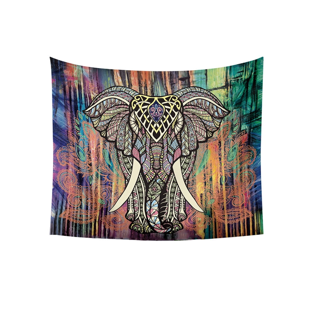 Details about   Cotton Bedspread Bedding Twin Size Tapestry Beautiful Elephant Mandala Design 