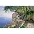thumbnail image 2 of Aagaard, Carl Frederic 24x17 Black Modern Framed Museum Art Print Titled - Amalfi, 2 of 4