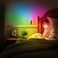thumbnail image 5 of LOHASLED 2 Pack Color Changing Night Light Sconce Wall Mounted Nightstand lights Plug In Dynamic Night Lights, 5 of 7