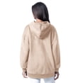 thumbnail image 2 of Women's G-III 4Her by Carl Banks  Cream New England Patriots Best Hitter Oversized Tunic Pullover Hoodie, 2 of 2