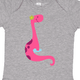 thumbnail image 4 of Inktastic Cute Pink Dinosaur Girls Baby Bodysuit, 4 of 5