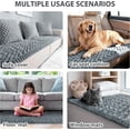 thumbnail image 6 of Ivalue Thick Sofa Cover Soft Washable Non-Slip Couch Cover for Pet Sofa Slipcover Furniture Protector for Living Room Pet Couch (Dark Gray), 6 of 8