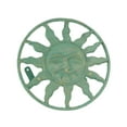 thumbnail image 1 of Zeckos Support Mural Décoratif pour Tuyau en Fonte Visage en Verre Vert 75 Pieds Capacité, Résistant aux Intempéries, 1 Unité, 1 of 5