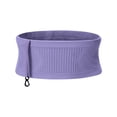 thumbnail image 4 of Waist Pack Bag Waist Band Bag with Lanyard Buckle Belt Bag Pouch Wallet Fanny Pack Running Belt for Hiking Climbing Workout Women Men Riding Violet M, 4 of 9