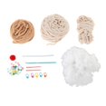 thumbnail image 1 of Kit de crochet para árbol de Navidad, adornos hechos a mano, manualidades, lindos y suaves ganchos de crochet para beige, 1 of 9