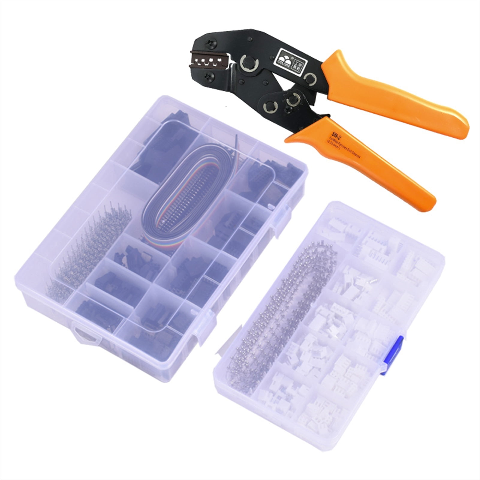 Connector Crimping Tool SN-2 Pliers Set XH2.54 SM Spring Clamp For JST ZH1.5 2.0PH 2.5XH EH SM Boxed Kit ,Built to Last