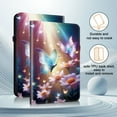 thumbnail image 4 of ELEHOLD Case for Samsung Galaxy Tab S9 FE+, Shockproof PU Leather Flip Case with Card Slots and Stand, 3-in-1 Stylus Included,E, 4 of 7