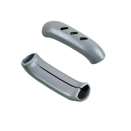 

2 Pcs Silicone Hot Handle Holder Heat-Resistant Pot Handles Grip Covers for Kitchen Heat Resistant Gray