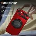thumbnail image 6 of ELEHOLD for iPhone 13 6.1 Inch Magnetic Case [Compatible with MagSafe] Invisible Stand with Ring Kickstand,Military Grade Shockproof Full Protective Case,Red, 6 of 11