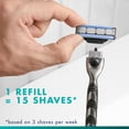thumbnail image 5 of Gillette Mach3 Razor Blades for Men, 15ct Razor Blade Refills, 5 of 11