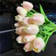 thumbnail image 1 of 10pcs Flash Led Light Tulips - Realistic Artificial Flowers For Home Garden Decor, Wedding Gift, 1 of 4