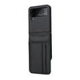 thumbnail image 3 of Decase Wallet Shell Cover Case for Samsung Galaxy Z Flip 5, Luxury PU Leather Anti-Scratch Shock Absorption Card Credit Card Holder Slot Thin Phone Protective Cover for Samsung Z Flip 5,Black, 3 of 10