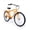 Orange, variant on Beach Cruiser Bike for Women and Men, 26 Inch 7-Speed Commuter City Bicycle, High-Tensile Steel Frame & Lightweight Alloy Wheels with Rear Rack, Classic City Cruiser, Orange