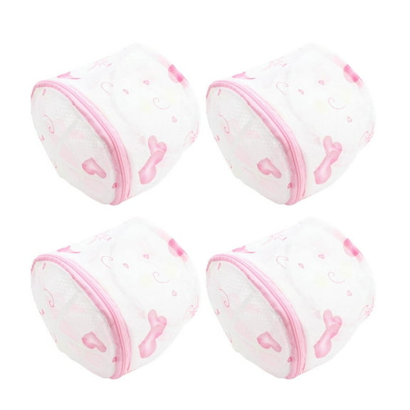 WHAMVOX  4 PCS Delicate Mesh Laundry Bag Washing for Machine Multiple Use