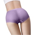 thumbnail image 4 of Ashirexll Plus Size Underwear for Women, Ladies Underwear Panties, Solid Color Lace Seamless High Waist High Elastic Hip Lift Panties, 4 of 4