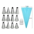 thumbnail image 2 of Amdohai Cake Decor Stainless Steel Cake Decorating Supplies Cake Turntable 14PCS/Set DIY Cream Tools, 2 of 7