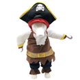 thumbnail image 1 of Pet Life 'Captain Snuggles' Disfraz de perro mascota pirata Uniforme / Grande-NAVY Pet Life CM6NVLG, 1 of 2
