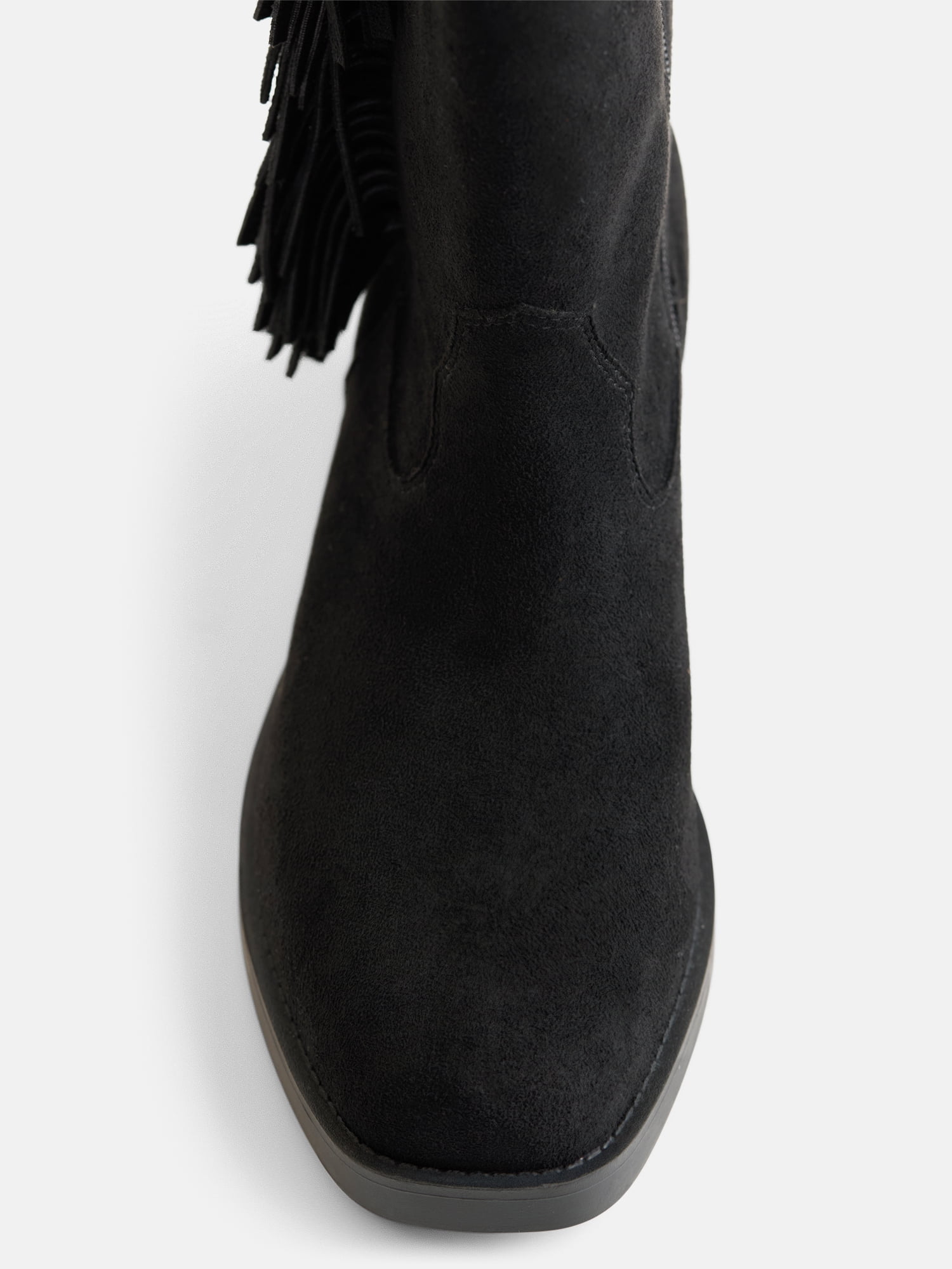 Weekend Academy Girls Fringe Western Ankle Boots