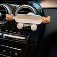 thumbnail image 3 of Car Phone Holder Cute Cartoon Air Vent Mount Universal Clip Bracket Phone Stand Car Mobile Navigation Support, 3 of 7