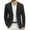 Black, variant on COOFANDY Mens Plaid Blazer Casual Sports Coat Stylish Sports Jackets Notch Lapel Knit Suit Jacket