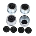 thumbnail image 2 of DYNWAVECA 4x Trailer Hub Cap 1.98inch Axle Dust Cap Cup Assembly Component Cover Garage Replacement RV Vehicle with Rubber Plug, 2 of 10